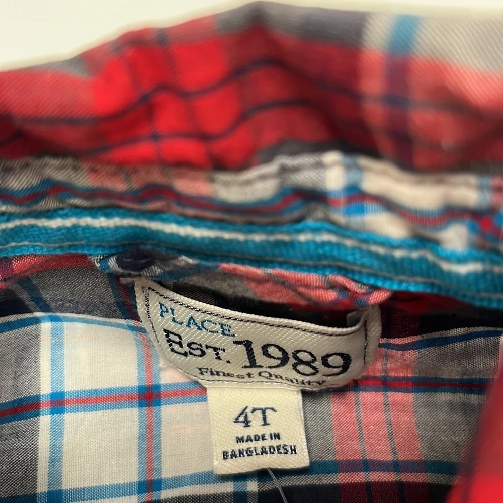 The children s place 100%cotton button down shirt!